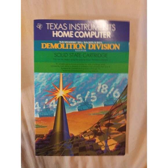 Texas Instruments TI-99/4A - Demolition Division - Complete In Box - Tested - Picture 4 of 11